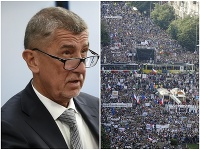 Václavské námestie, plné ľudí, požadovalo nielen Babišov odchod. Václavské námestie, plné ľudí, požadovalo nielen Babišov odchod.