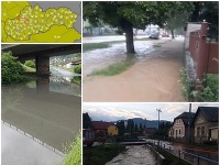 Slovensko zasiahli búrky, vytopilo viacero obcí. Slovensko zasiahli búrky, vytopilo viacero obcí.