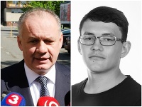 Andrej Kiska a Ján Kuciak Andrej Kiska a Ján Kuciak