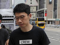 Prodemokratický aktivista Joshua Wong Prodemokratický aktivista Joshua Wong