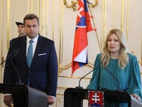 Zuzana Čaputová a Andrej Danko Zuzana Čaputová a Andrej Danko