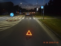 Nehodu neprežil chodec Nehodu neprežil chodec