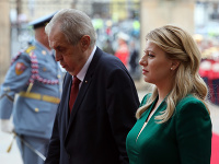 Miloš Zeman a Zuzana Čaputová Miloš Zeman a Zuzana Čaputová
