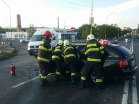 Vážna dopravná nehoda v Lučenci Vážna dopravná nehoda v Lučenci