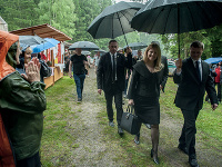 Prezidentka Zuzana Čaputová počas 14. ročníka podujatia Kalište – stretnutie generácií
