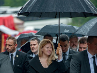 Prezidentka Zuzana Čaputová počas 14. ročníka podujatia Kalište – stretnutie generácií
