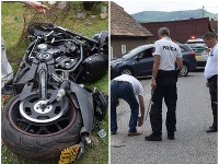 Tragická dopravná nehoda motocyklistu. Tragická dopravná nehoda motocyklistu.