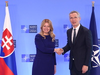 Zuzana Čaputová a Jens Stoltenberg Zuzana Čaputová a Jens Stoltenberg