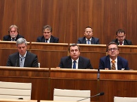 Zľava: Béla Bugár, Andrej Danko a Martin Glváč Zľava: Béla Bugár, Andrej Danko a Martin Glváč