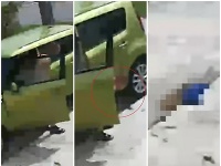 Wiltonovi Thomasovi sa pred domom vykadil neznámy muž. Wiltonovi Thomasovi sa pred domom vykadil neznámy muž.