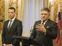 Tomáš Drucker a Robert Fico Tomáš Drucker a Robert Fico