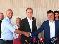Michal Truban, Alojz Hlina a Miroslav Beblavý Michal Truban, Alojz Hlina a Miroslav Beblavý