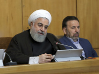 Iránsky prezident Hassan Rúhání Iránsky prezident Hassan Rúhání
