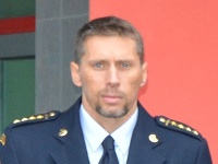 Na snímkach český hasič Miloslav Vašák.