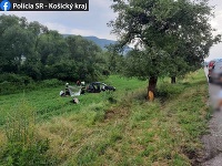 Smrteľná nehoda pri obci Štítnik. Smrteľná nehoda pri obci Štítnik.