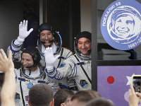 Kapsula dosiahla zemský orbit deväť minút po štarte z Bajkonuru