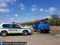 Razia skládky v Bratislave Razia skládky v Bratislave