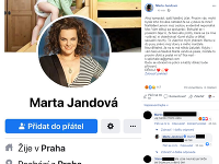 Marta Jandová žiada fanúšikov o pomoc. 
