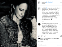Lucie Bílá sa o svoju bolesť podelila s fanúšikmi prostredníctvom svojho Instagramu.