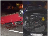 Tragická zrážka so zverou. Tragická zrážka so zverou.