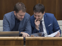 Igor Matovič a Eduard Heger Igor Matovič a Eduard Heger