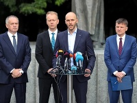 Andrej Kiska, Miroslav Beblavý, Michal Truban, Alojz Hlina Andrej Kiska, Miroslav Beblavý, Michal Truban, Alojz Hlina