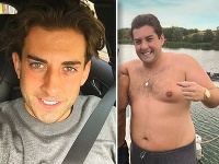 James Argent je zúfalý z toho, ako pribral. James Argent je zúfalý z toho, ako pribral.