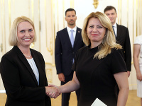 Zuzana Čaputová prijala novú veľvyslankyňu USA na Slovensku Bridget A. Brinkovú 