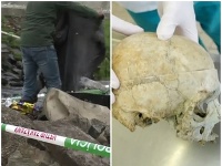 Robotníci pri rekonštrukcii mosta v Poprade našli ľudské pozostatky. Robotníci pri rekonštrukcii mosta v Poprade našli ľudské pozostatky.