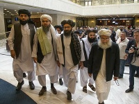 Hnutie Taliban počas rokovania Hnutie Taliban počas rokovania