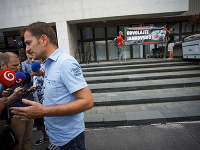Protest hnutia OĽaNO za odvolanie Moniky Jankovskej