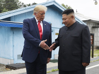 Donald Trump a Kim Čong-un Donald Trump a Kim Čong-un