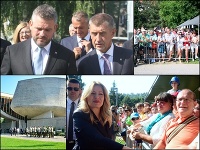 (Zľava) Primátor mesta Banská Bystrica Ján Nosko, riaditeľ Múzea SNP Stanislav Mičev a predseda Banskobystrického samosprávneho kraja Ján Lunter (Zľava) Primátor mesta Banská Bystrica Ján Nosko, riaditeľ Múzea SNP Stanislav Mičev a predseda Banskobystrického samosprávneho kraja Ján Lunter