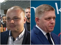 Milan Mazurek a Robert Fico Milan Mazurek a Robert Fico