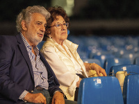 Plácido Domingo s manželkou Martou