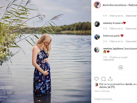 Dominika Morávková je opäť tehotná.