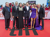 Chris Cooper, zľava, Tom Hanks, režisérka filmu 