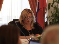 Predsedkyňa Súdnej rady SR Lenka Praženková Predsedkyňa Súdnej rady SR Lenka Praženková