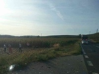 Zrážka medzi kamiónom a motocyklistom pri obci Gemer Zrážka medzi kamiónom a motocyklistom pri obci Gemer