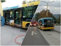 Autobus sa spustil z kopca Autobus sa spustil z kopca