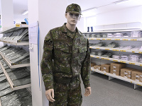 Sklad vojenských odevov v Nemšovej