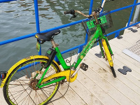 Nález bicykla s fishing magnetom