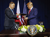 Andrzej Duda a Donald Trump Andrzej Duda a Donald Trump