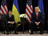 Volodymyr Zelenskyj a Donald Trump Volodymyr Zelenskyj a Donald Trump