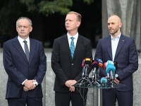 Andrej Kiska, Miroslav Beblavý a Michal Truban Andrej Kiska, Miroslav Beblavý a Michal Truban