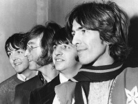 Skupina Beatles - zľava Paul McCartney, John Lennon, Ringo Starr a George Harrison