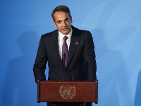 Grécky premiér Kyriakos Mitsotakis Grécky premiér Kyriakos Mitsotakis