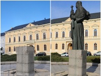 Socha kniežaťa Pribinu. Socha kniežaťa Pribinu.