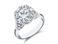 Zásnubný diamantový prsteň z bieleho zlata, ALO diamonds