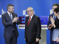 Juncker a Pellegrini slávnostne inaugurovali Európsky orgán práce.